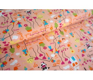 Jersey by Lots - Kinderzeichnung rosa